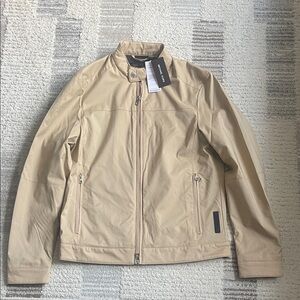 Michael Kors Tan Lightweight Jacket